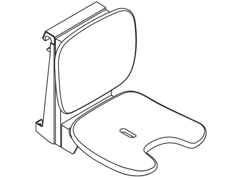 802.51.13760 Комфорт подвесного сиденья HEWI Sitzen  - Вид №3