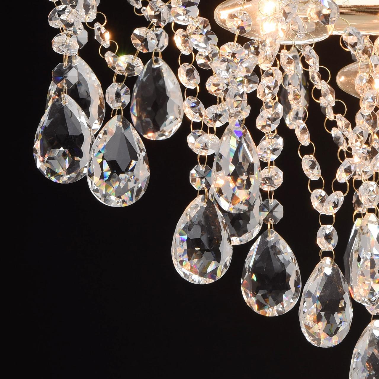 Потолочная люстра MW-Light Бриз 464017406 MW-LIGHT ДИЗАЙНЕРСКИЕ, БРИЗ 181539 Золотой  - Вид №3