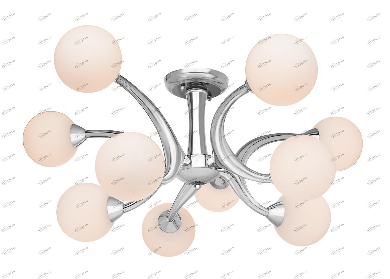 Потолочная люстра Silver Light Premium 701.54.10 SILVER LIGHT ДИЗАЙНЕРСКИЕ, PREMIUM 187883 Белый 