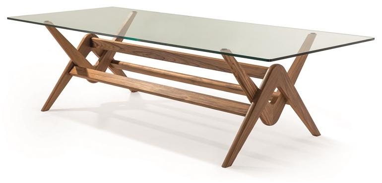 Cassina Стол из дерева и стекла Capitol complex sun-id-1470334 - Вид №1