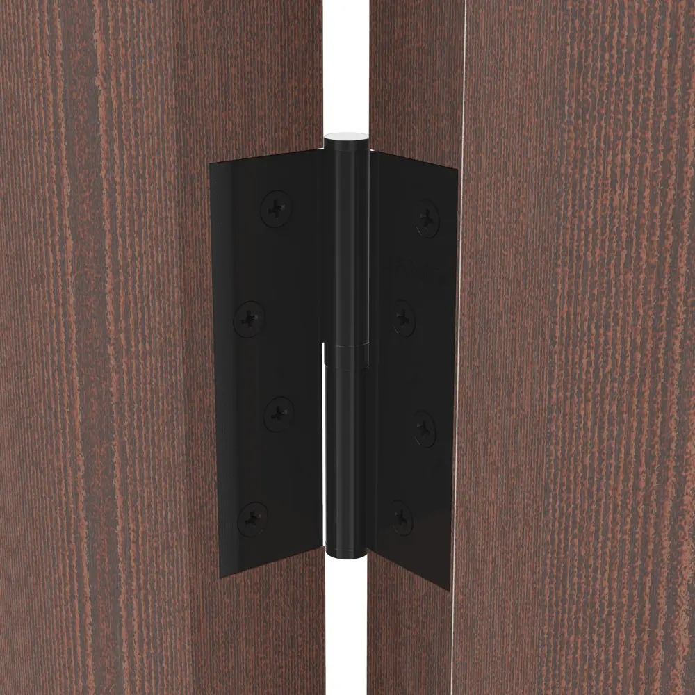 83863761 Петля дверная разъемная левая S100413-BN/BL, 100x75 мм сталь цвет чёрный STLM-0045139 Santreyd  - Вид №3