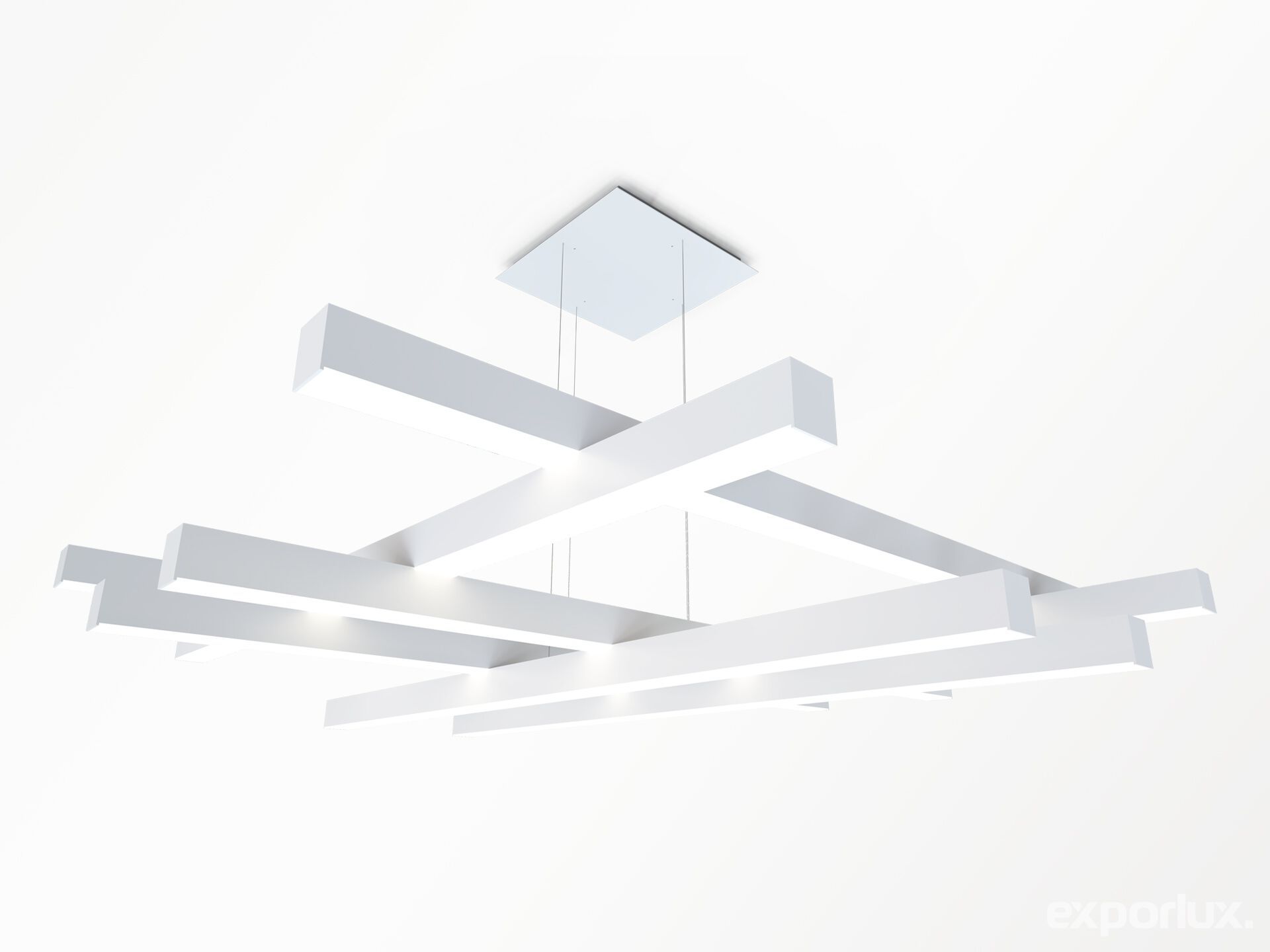 Алюминиевый светодиодный подвесной светильник Exporlux MIKADO TE SU ARCH-00053500 - Вид №1