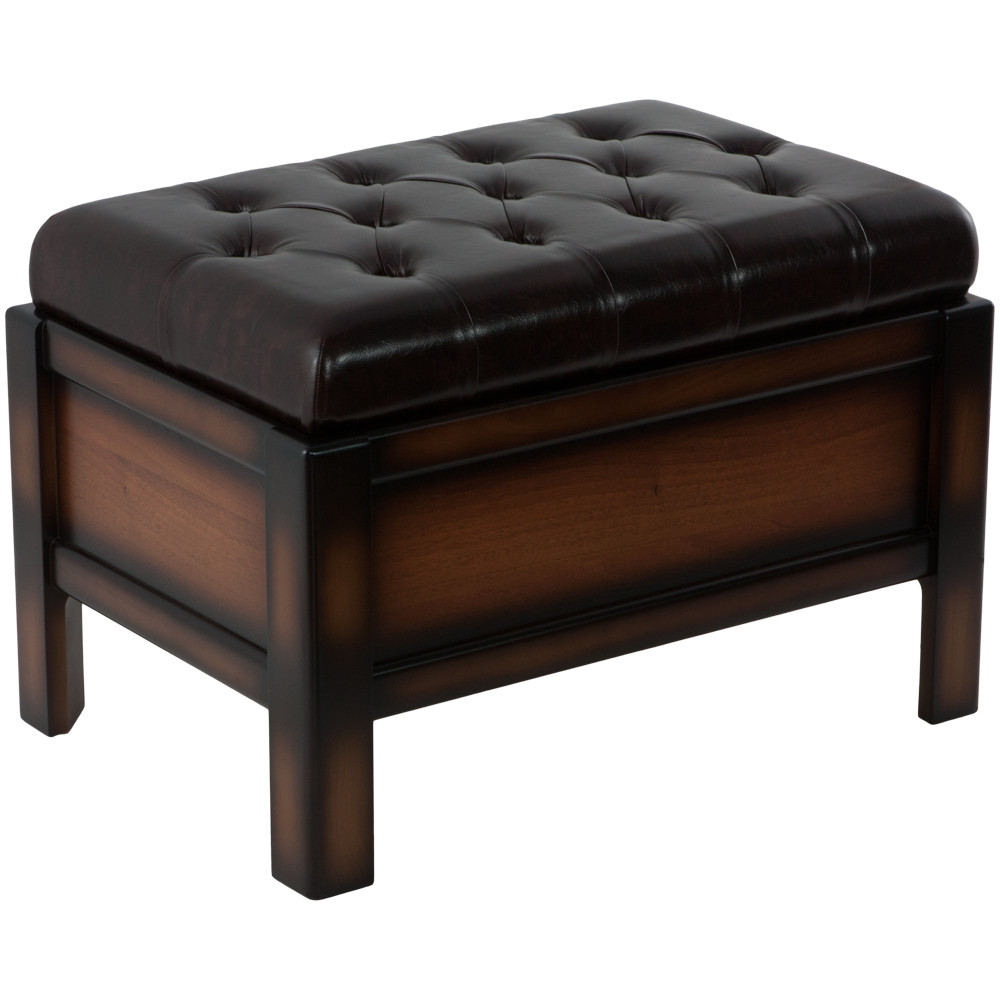 11127 Банкетка Лотос 6 Орех Шоколад мрамор BOGACHO 4627138159958 - Вид №2