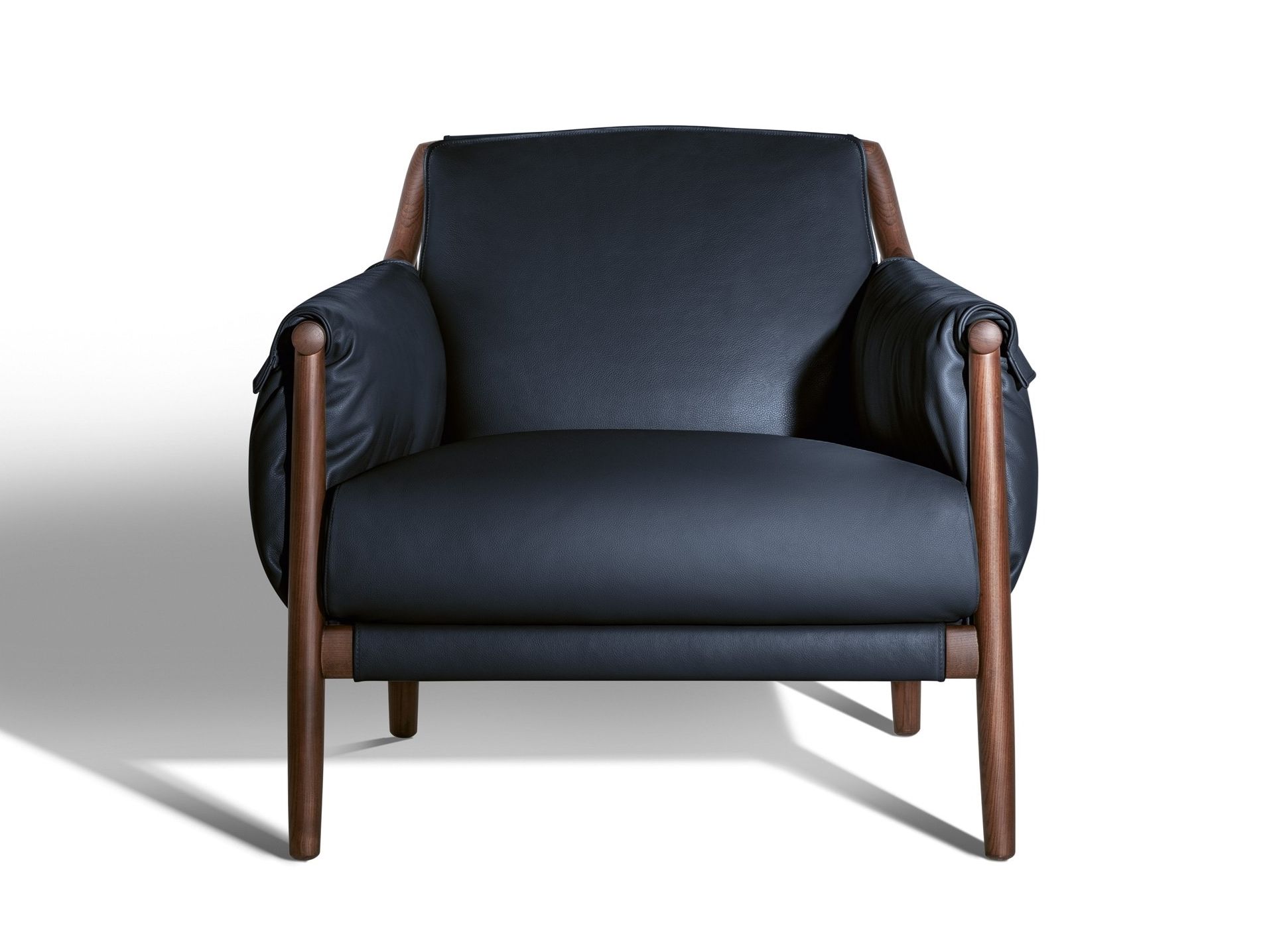 Кожаное кресло с подлокотниками Poltrona Frau коллекция-диваны и кресла ARCH-00036264 - Вид №1