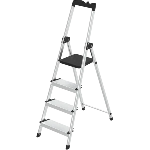 Стремянка Zalger 4-ступенчатая алюминиевая с лотком для инструментов 89386894
