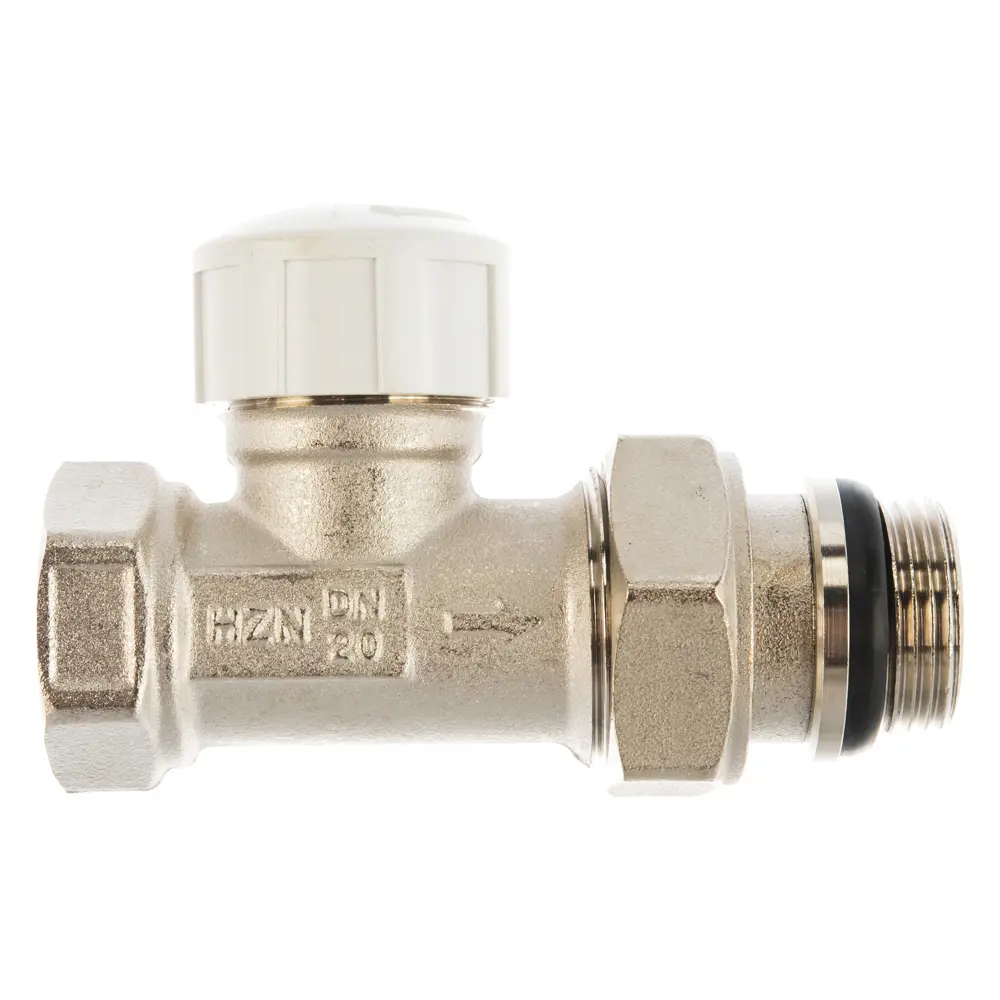 Термостатический клапан Heizen для радиатора прямой 3/4" с полусгоном 15128816 STLM-0005506 - Вид №2