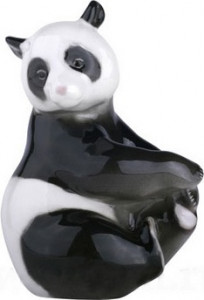 98899 Императорский фарфоровый завод Скульптура "Медведь бамбуковый" Фарфор твердый