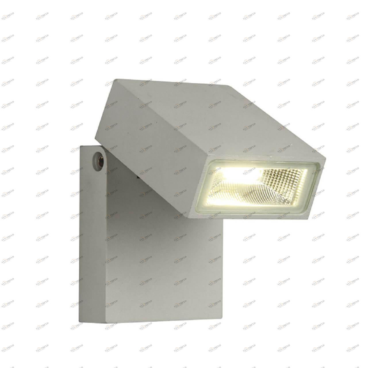 Уличный настенный светильник светодиодный 10х8,5х6 см серебро Flicker 1823-1W FAVOURITE FLICKER SILVER 00-3897520 Серебро 