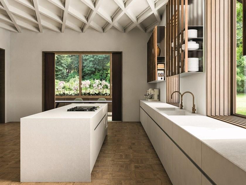 Elmar Модульная деревянная кухня с островом @home sun-id-1387866 - Вид №5