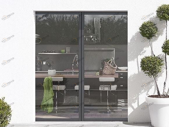 K•LINE Алюминиевая раздвижная выдвижная французская дверь sun-id-1374195