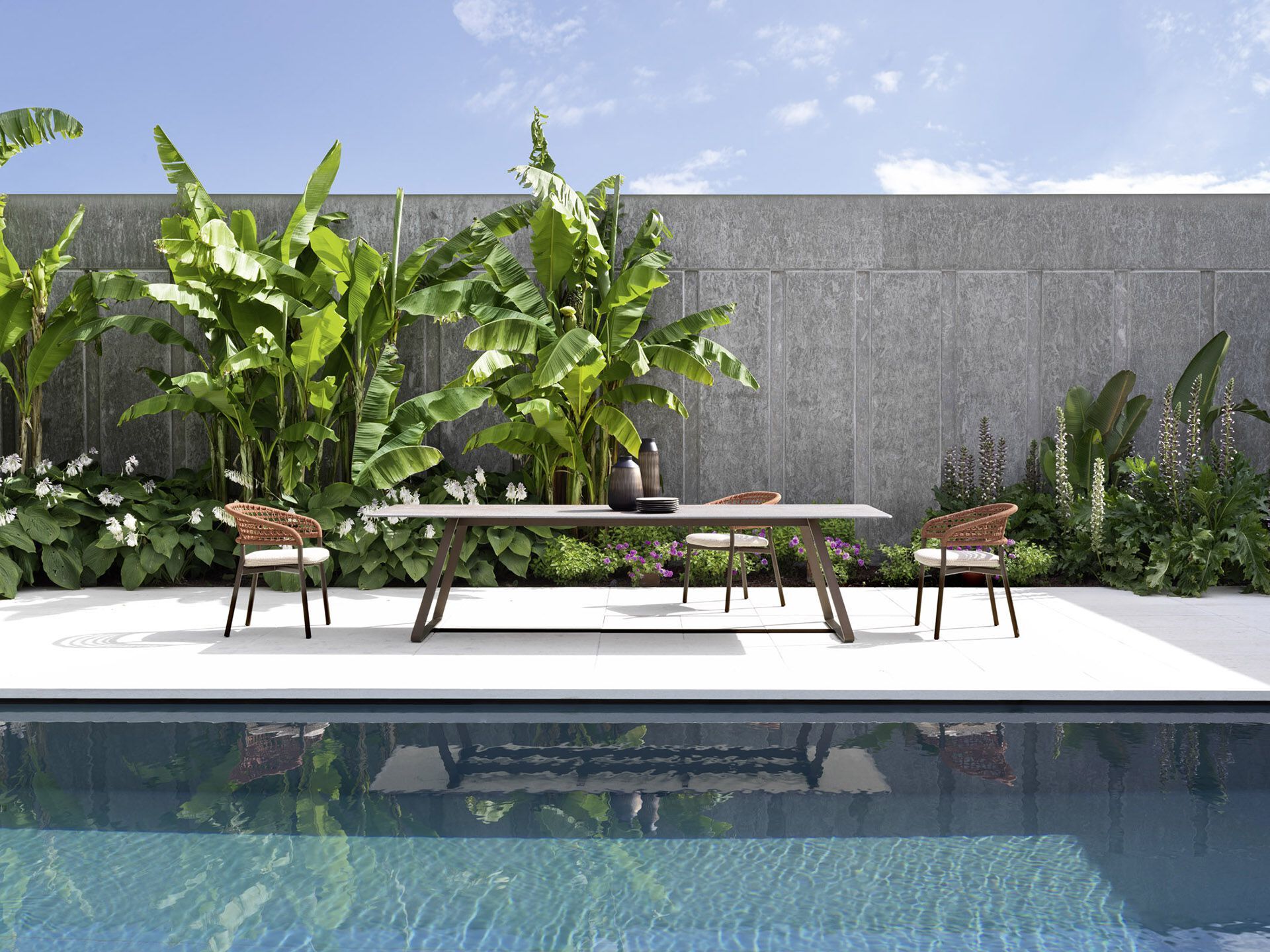 Прямоугольный стальной стол Varaschin Колонаки ARCH-00064425 - Вид №4