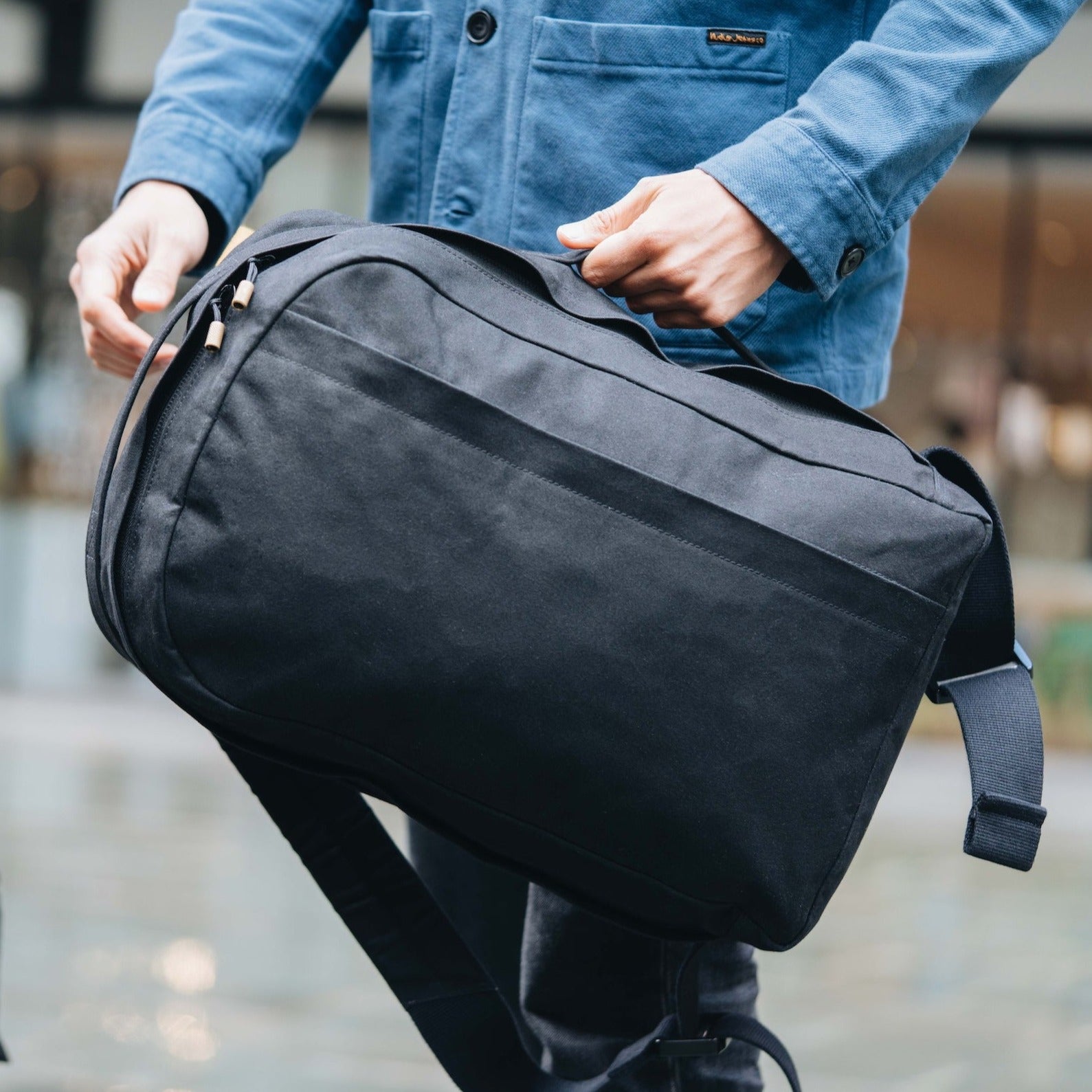 W301BLA-CHA-STE Everyday Pack 21 л — уголь / нержавеющая сталь Wingback  - Вид №21