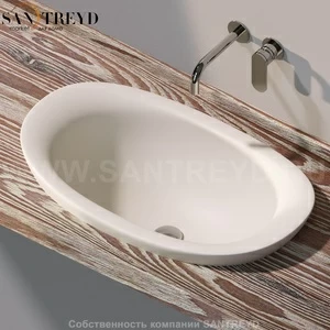 IO42759003 Накладная раковина под столешницу  овальная Ceramica Flaminia IO e SI