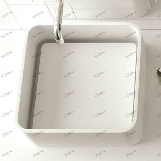 LJ070241 Накладная раковина на столешницу  овальная MOMA Design 