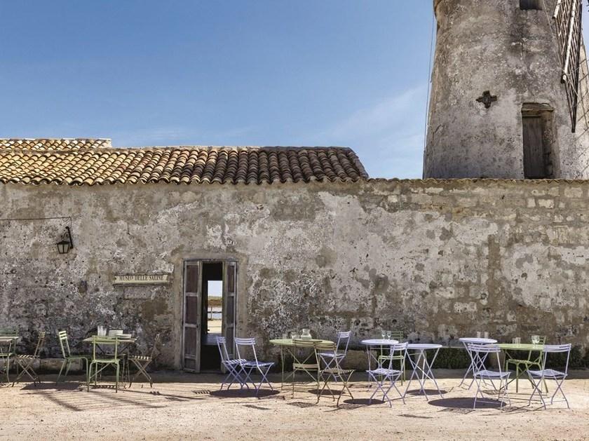 Ethimo Складной металлический садовый стол Flower Fltq4100 - Вид №1