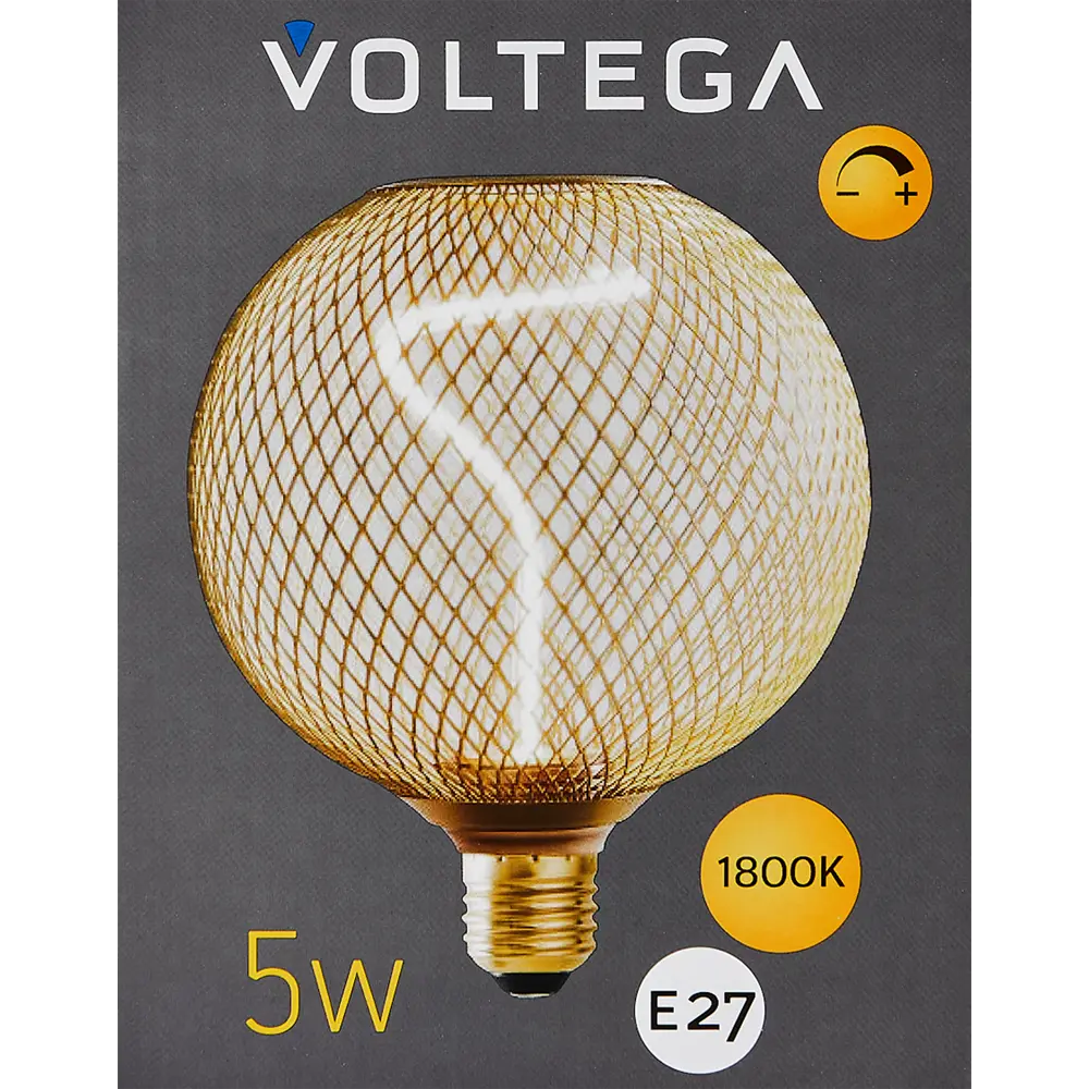 Voltega 8538 - Светодиодная лампа-шар с тёплым светом 89376373 STLM-1394799 - Вид №3