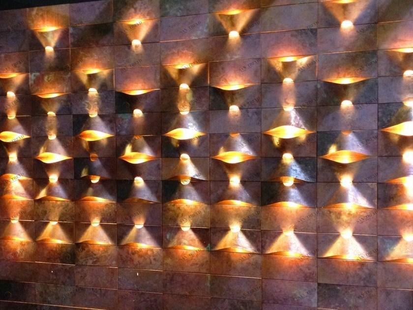 Quasar Настенный светильник / трехмерное покрытие из меди sun-id-1488305