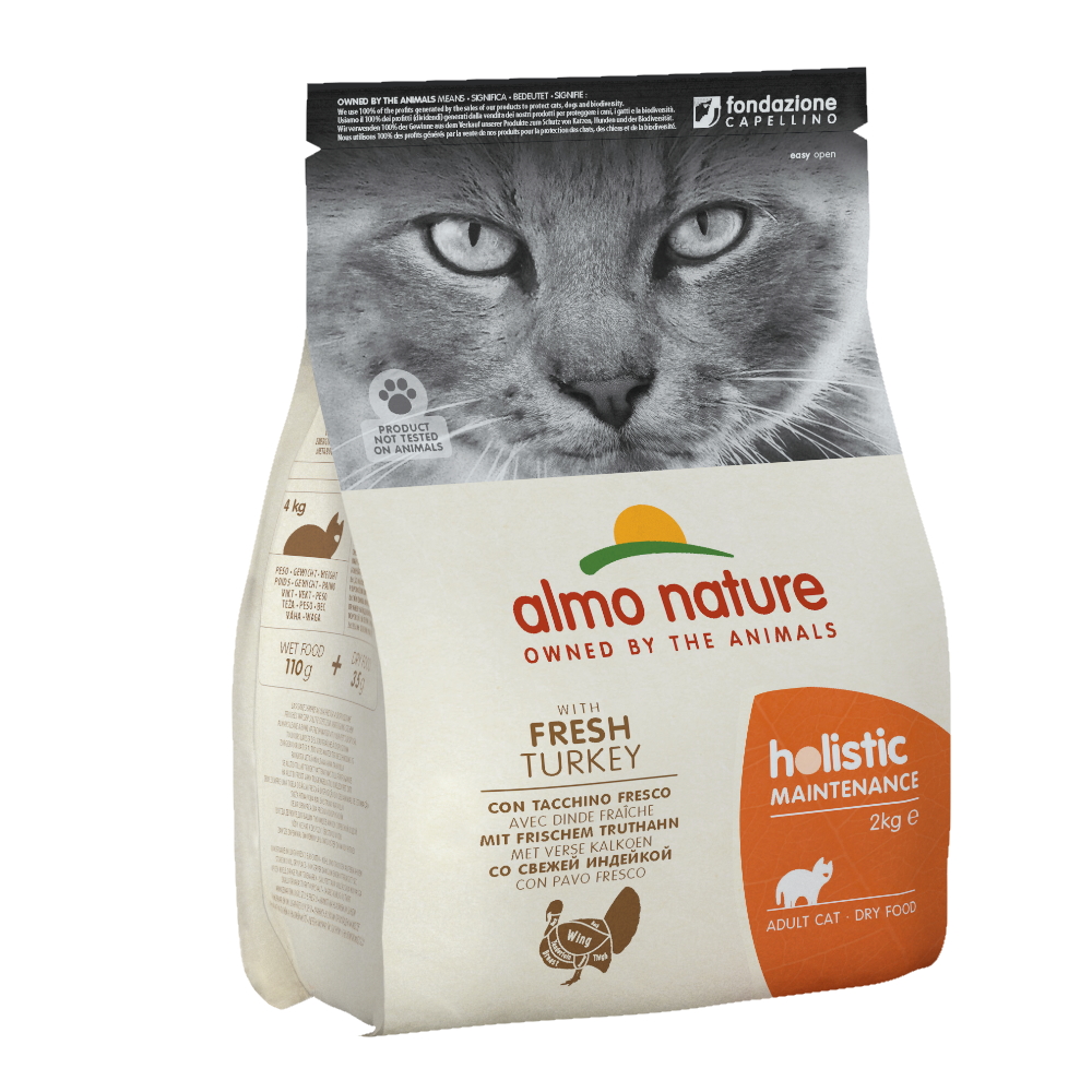 ПР0059720 Корм для кошек Holistic-Maintenance индейка сух. 2кг Almo Nature 