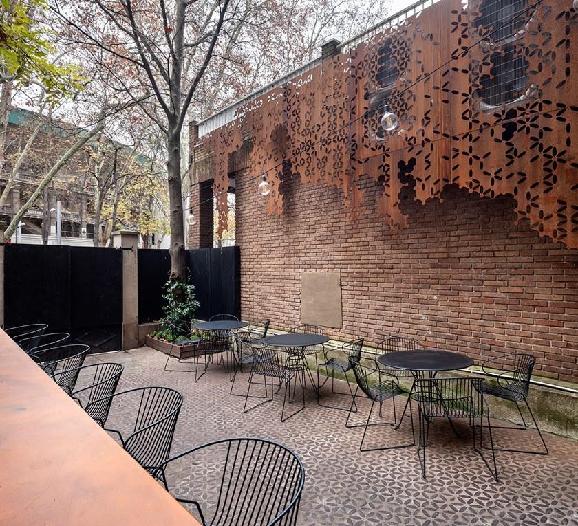 iSimar Стул с подлокотниками, штабелируемый на стальных салазках Bolonia 7207 - Вид №32