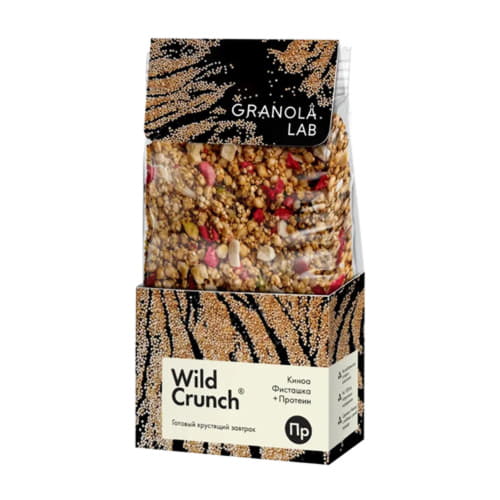 Кранч-гранола Киноа фисташка протеин Granola.Lab 260 г Santreyd 13356 - Вид №1