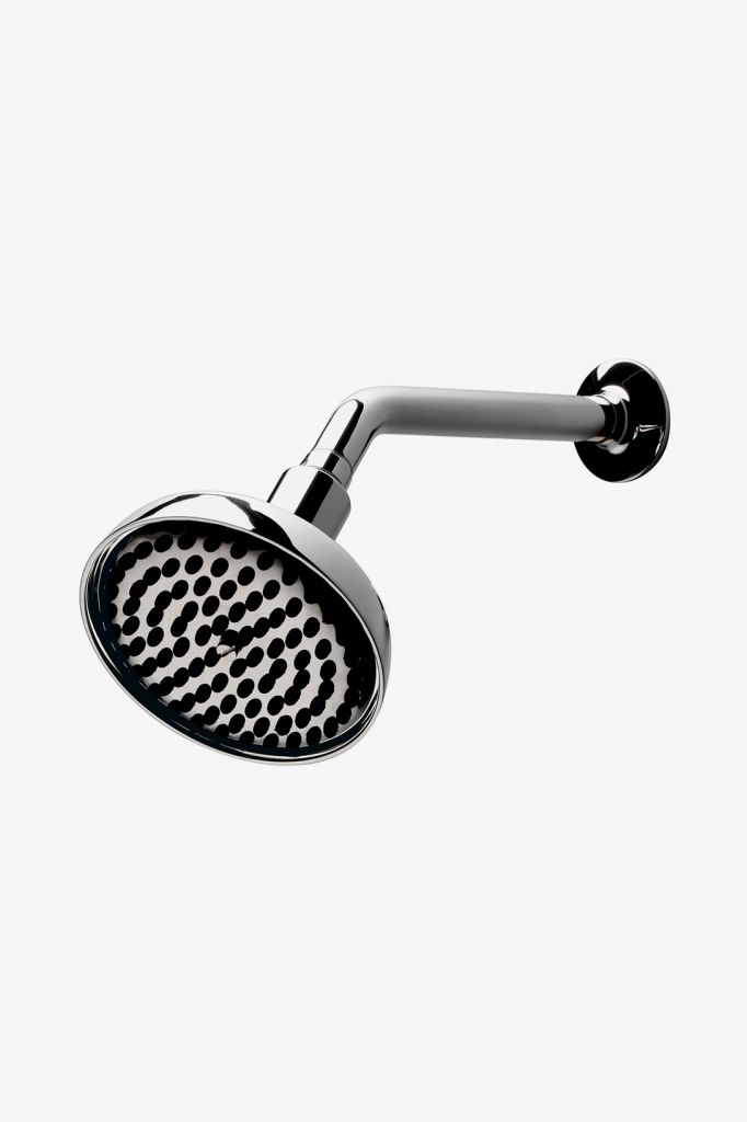 PTSH73 .25 5 1/2 "душевая головка, рычаг и фланец Waterworks 