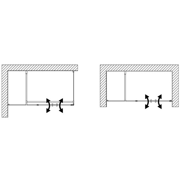 B9647ULUTR Polaris Сollection душевая зона  Samo 40382 - Вид №2