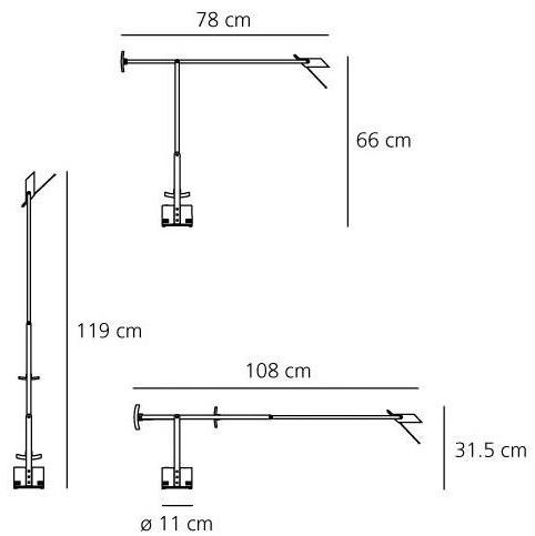 Artemide Светодиодный торшер Tizio sun-id-1461584 - Вид №2