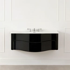 Тумба с раковиной Mandello 114 Volo MANV-N-114-BK-IO