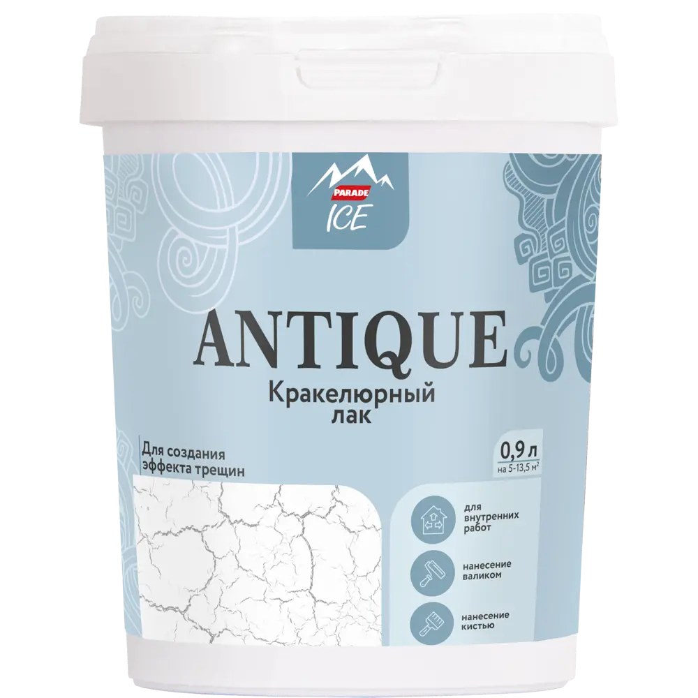 Лак кракелюрный Parade Ice Antique для создания эффекта старины 16774351 STLM-0007177