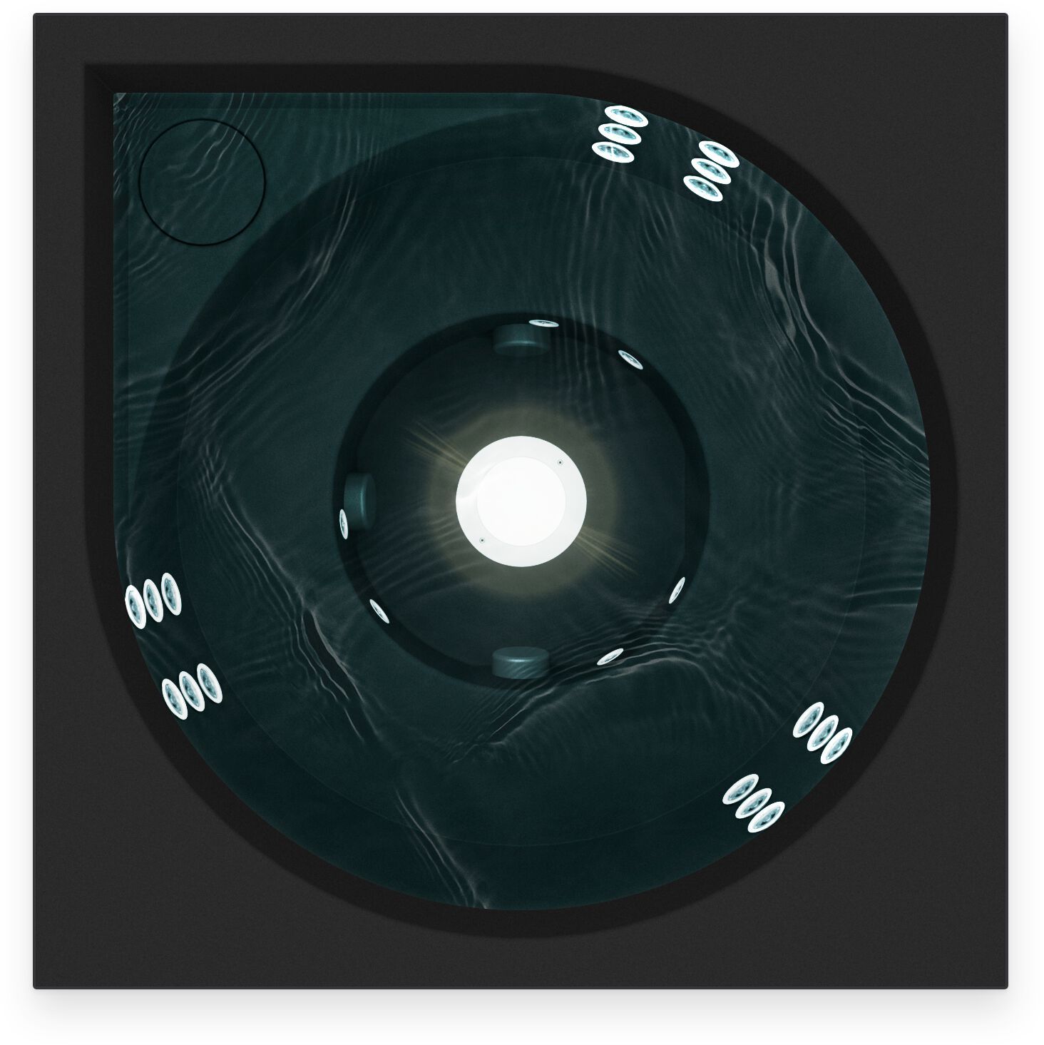 Открытый джакузи акриловые мини-бассейн Drop VUOLLE COMPACT ARCH-00047775 - Вид №1