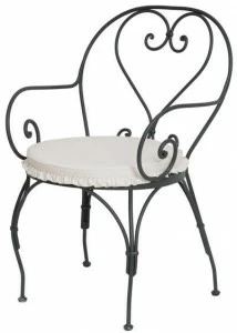 Unopiù Садовый стул из железа с подлокотниками Aurora Aupolg