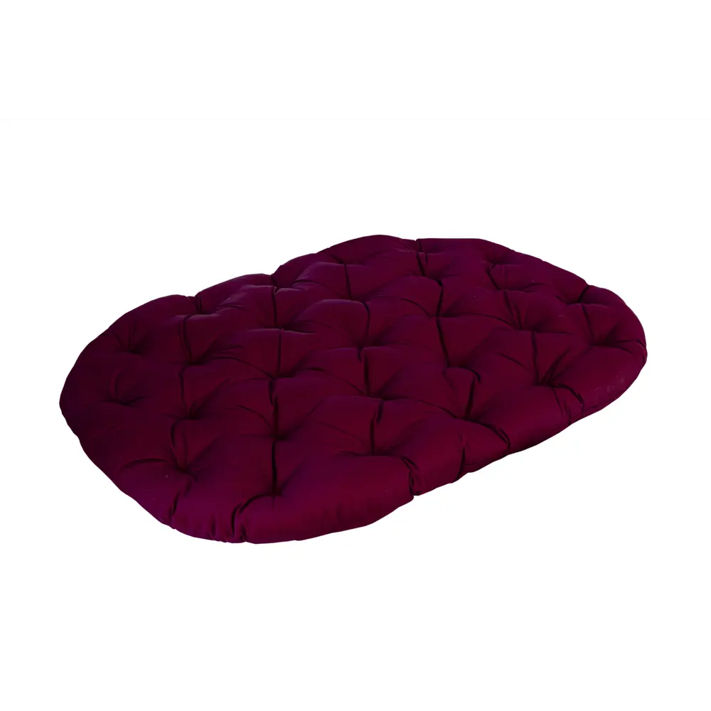 Подушка для кресла Greengard Мадрид ø133 h6 см полиэстер бордовый STLM-2163773