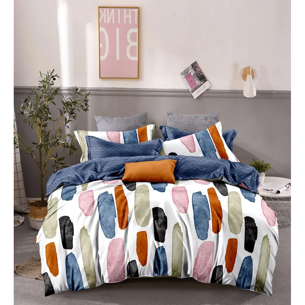 Amore Mio Сезанн - сатиновый комплект постельного белья для полутороспальной кровати 82881070 STLM-0037467 - Вид №1