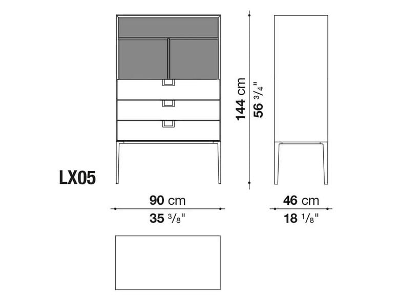 Шкаф с распашными дверцами Maxalto ARCH-00135777 - Вид №6