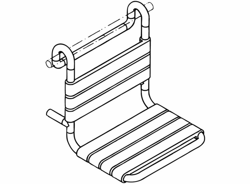 801.51.110 подвесное сиденье HEWI Serie 477/801  - Вид №6