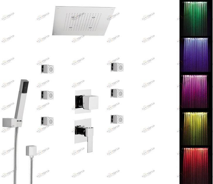 Rubinetterie Mariani Комплект велнес Cromoterapia 17q-l1