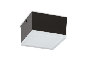 Светодиодный потолочный светильник из стекла и алюминия