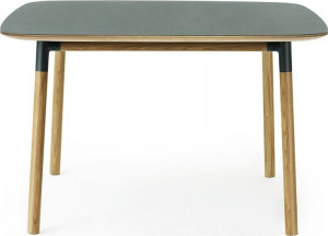 602832 Стол 120 x 120 см Зеленый / Дуб Норманн Копенгаген Normann Copenhagen Form