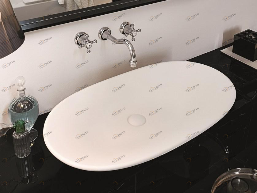 Накладная раковина на столешницу  овальная Kos by Zucchetti Agora sun-id-1508403