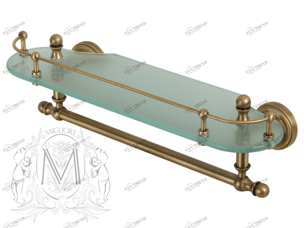 Полка MIGLIORE Mirella ML.MRL-M040.BR, бронза 