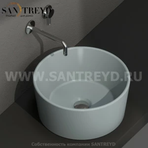 FO035BL Накладная раковина на столешницу  круглая Ceramica Globo