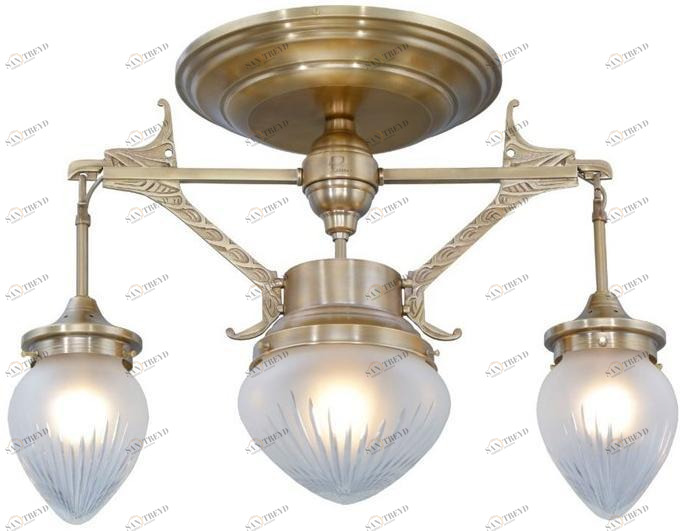 Patinas Lighting Потолочный светильник из латуни ручной работы Lisbon sun-id-1411338