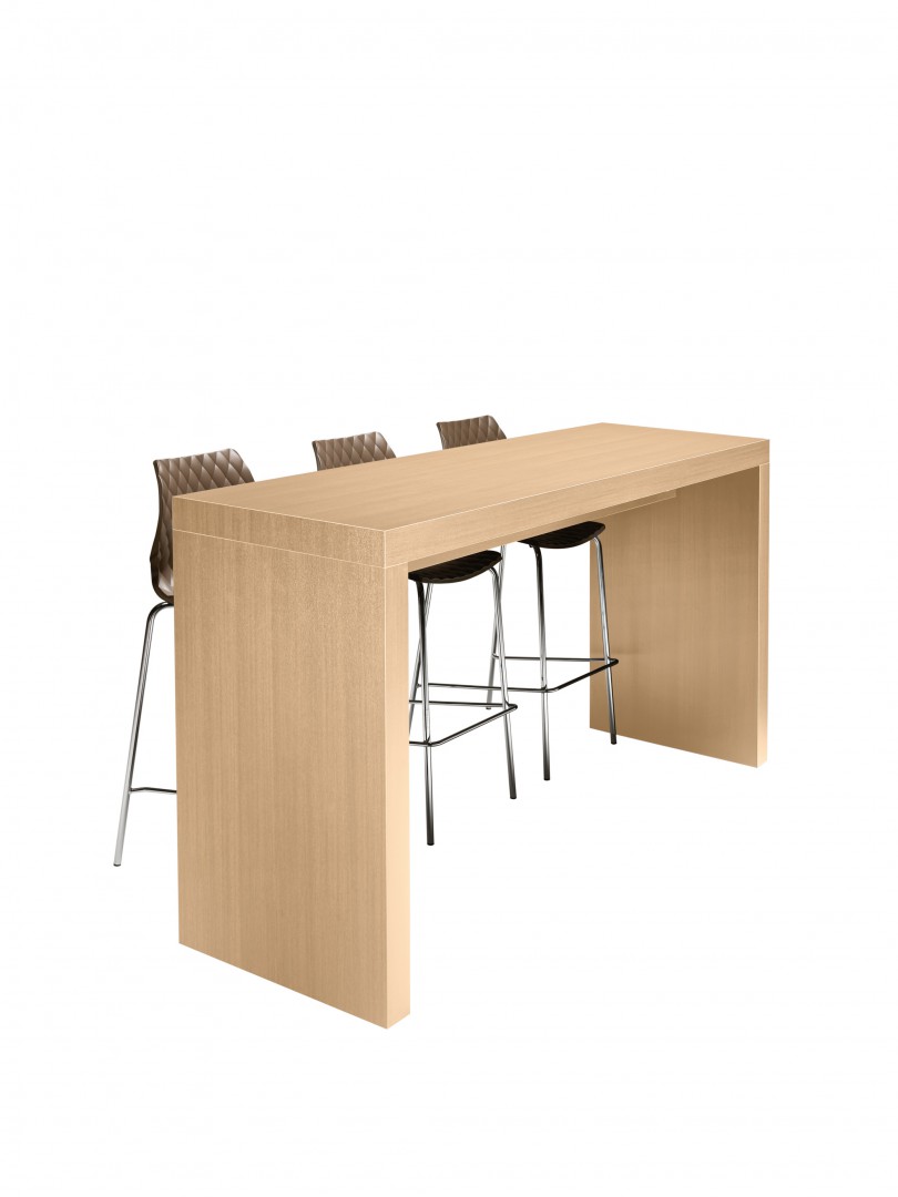 Uni 378 Барный стул со стальным каркасом, 4 ножки. Полипропиленовая оболочка. Et al. Uni - Вид №1