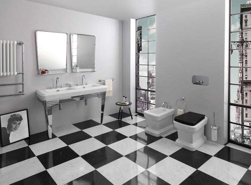 Приставной унитаз напольный Белый BLEU PROVENCE So fifties Италия sun-id-1413937 - Вид №1