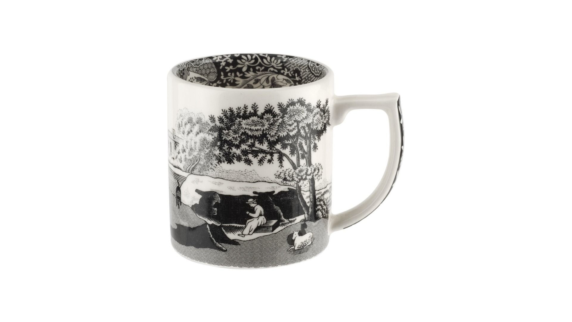 10655436 Spode Набор чашек для эспрессо с блюдцами Spode "Черная Италия" 90мл, 4шт (лимитированный выпуск) п/к Фаянс  - Вид №2