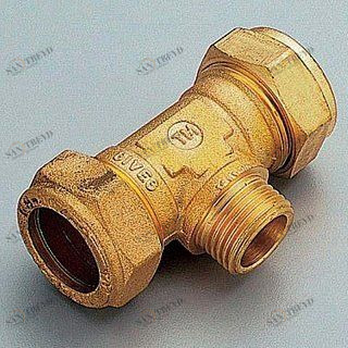 Тройник НР 15 x 1/2" x 15 обжим TIEMME 1100096