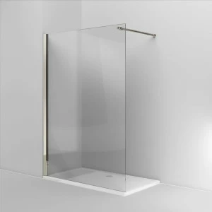 Экран Arcade 1400mm для установки в угол, никель [ARC56] Arcade Burlington ARC56