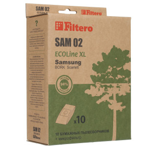 1362640 Комплект пылесборник и фильтр Filtero SAM 02 ECOLine XL