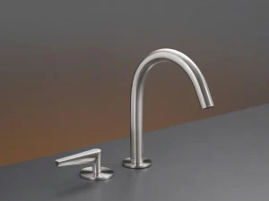 Ceadesign Гидропрогрессивный смеситель для умывальника на 2 отверстия из нержавеющей стали Flag Flg 01