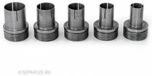 Адаптеры для системы отвода газов, под трубу 40 мм Flexible hose Россия